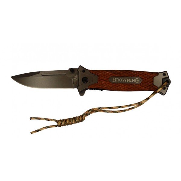 Ніж розкладний туристичний, Browning 364, коричневий